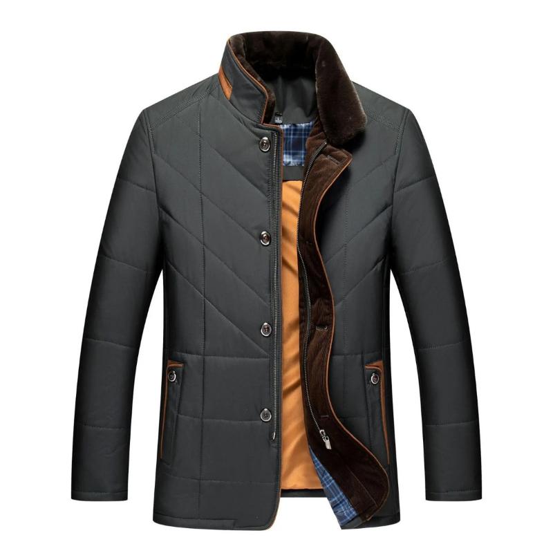 STEVEN | MEN'S WINTER JACKET WITH STAND COLLAR