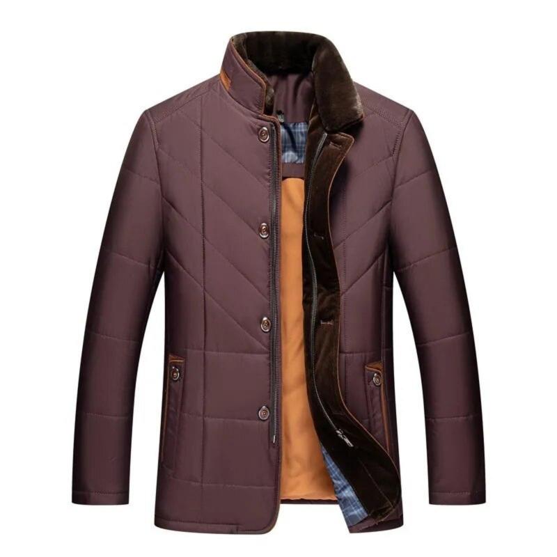 STEVEN | MEN'S WINTER JACKET WITH STAND COLLAR