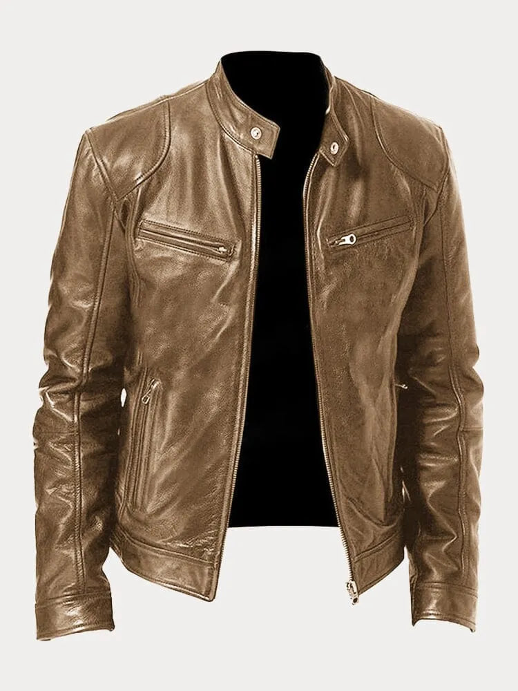 MAX | CASUAL LEATHER JACKET